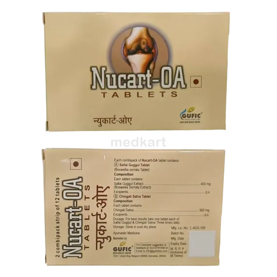 nucart oa tablet 12's